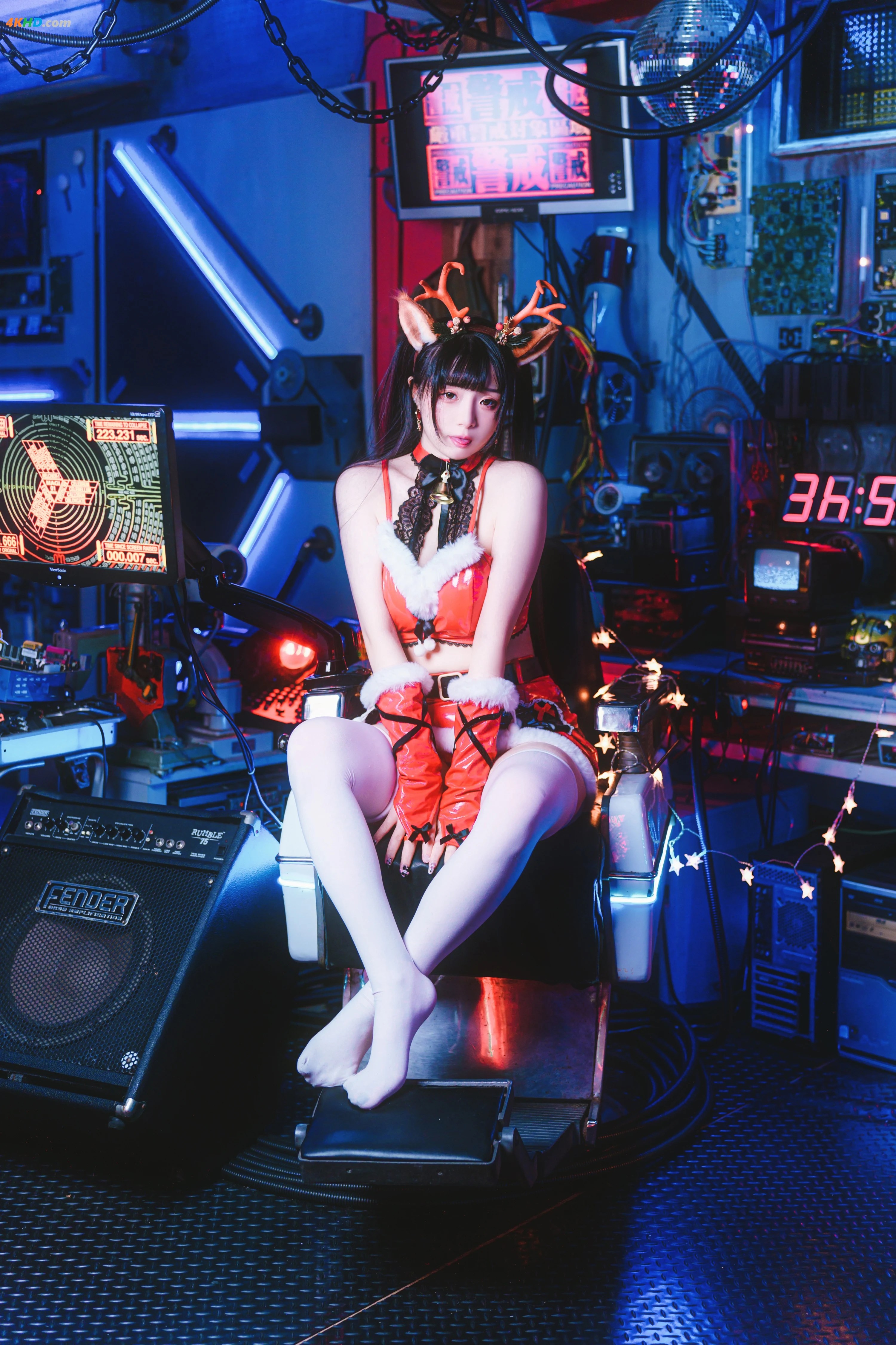 cosplay 落落Raku Dear Deer[ 437MB-63photos]